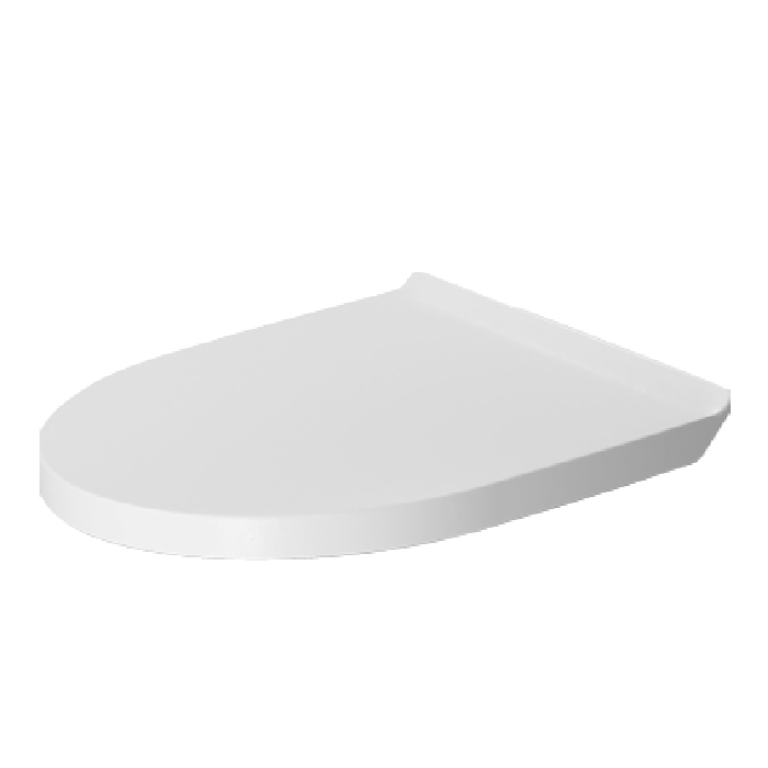 Duravit DuraStyle Сиденье съемное для унитаза BASIC, цвет: белый/нержавейка