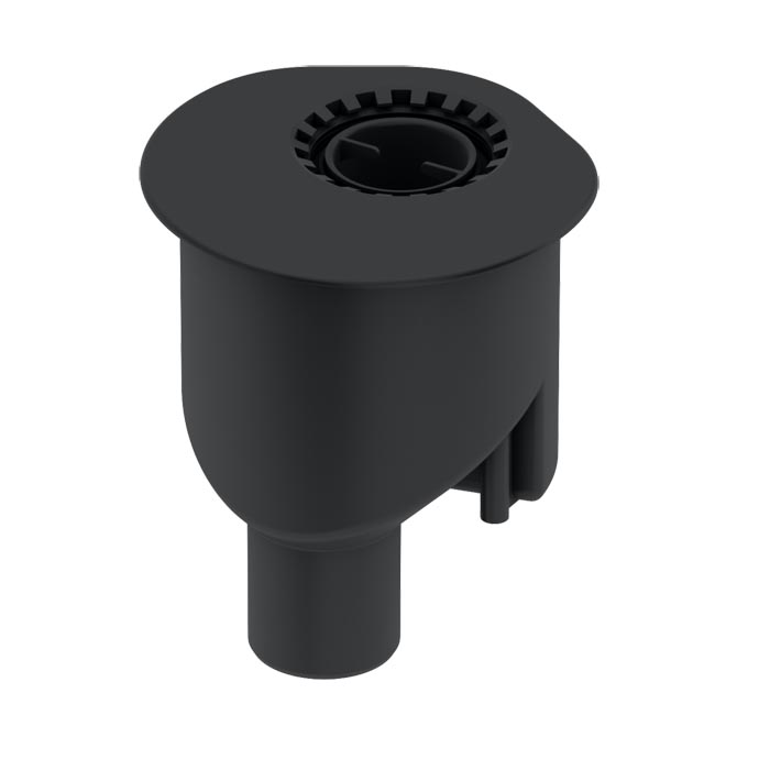 TECE drainline, сифон, 1,3 л/c, DN 50, выход в пол, высота монтажа от нижнего края сифона до верхнего края слива – 165 мм ( при уст. без опор)