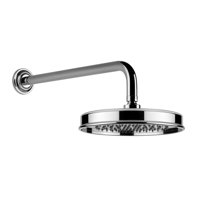 Верхний душ Gessi Venti20 Ø200 мм, с настенным держателем 389 мм, цвет: хром