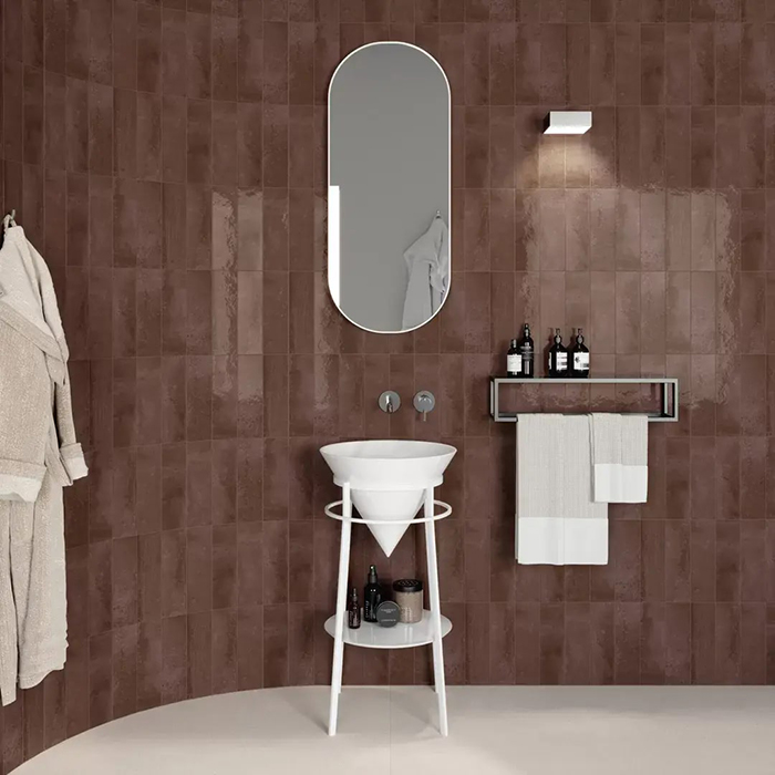 Kerama Marazzi Cono 42 Зеркало 42см, подвесное, цвет: белый матовый