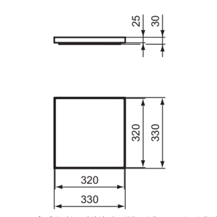 Ideal Standard Solos Подставка для душевых принадлежностей на раковину 33x3см., цвет: Черный