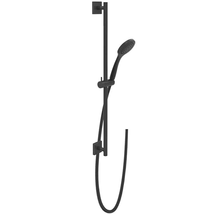 Штанга в комплекте с душевой лейкой Gessi Rilievo, шланг 1,50 м., цвет: nero XL