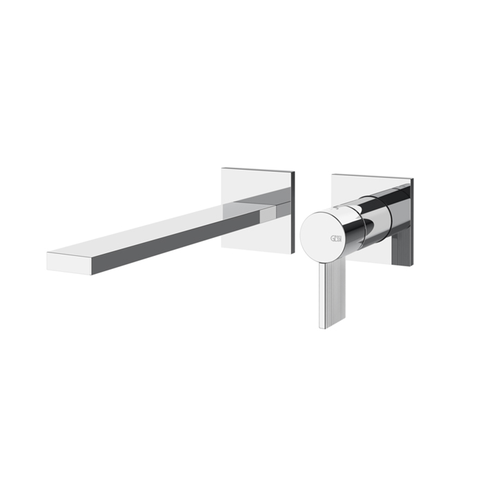 Смеситель для раковины Gessi Inverso Rigato, настенный, цвет: хром