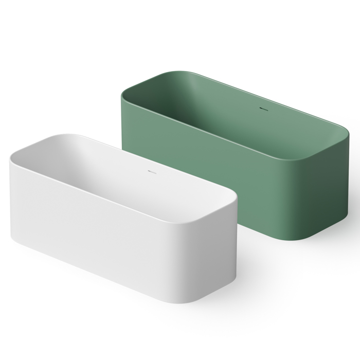 Dea Design Soul Ванна 170х70х60см., отдельностоящая, Solid Surface, цвет: White №18
