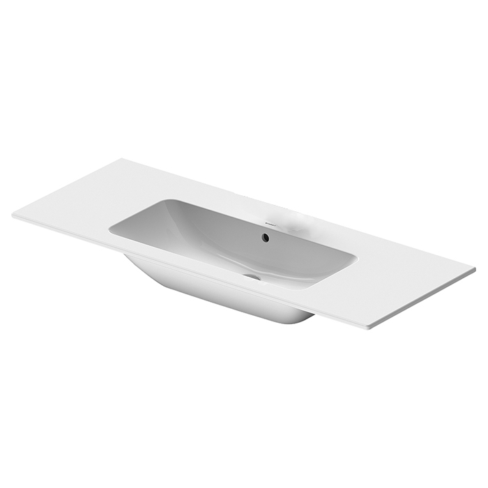 Duravit ME by Starck Раковина подвесная 123x49см, без отв., цвет: белый