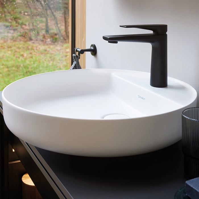 Duravit Vitrium Раковина 46см, накладная, 1 отв., круглая, без перелива, цвет: белый матовый