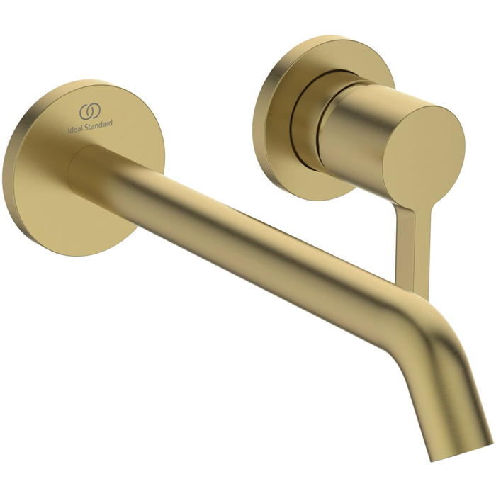 Смеситель для раковины Ideal Standard Joy, встраиваемый, излив: 22.5см, цвет: PVD Brushed Gold (Шлифованное Золото)