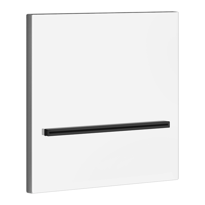 Верхний душ Gessi Cascata 20см, настенный, каскадный, цвет: Mirror Steel