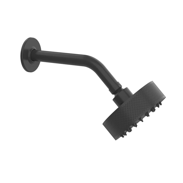 Душевая головка шарнирная Gessi Inciso Shower на 1/2” с защитой отизвесткового налёта, цвет: black XL