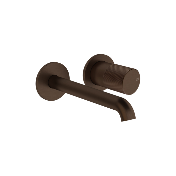 Смеситель для раковины Gessi Habito Diamantato, настенный, цвет: Dark Bronze
