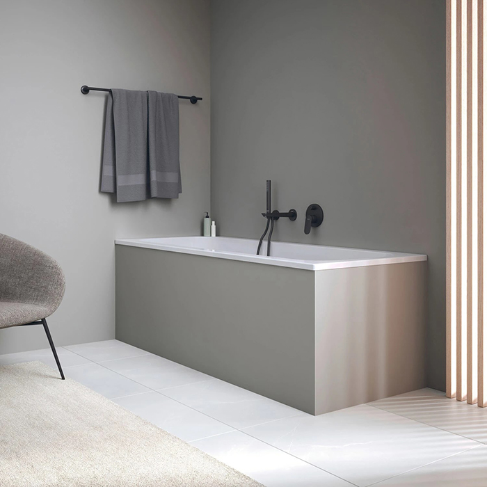 Duravit Qatego Ванна 170х70см, встраиваемая, акриловая, цвет: белый