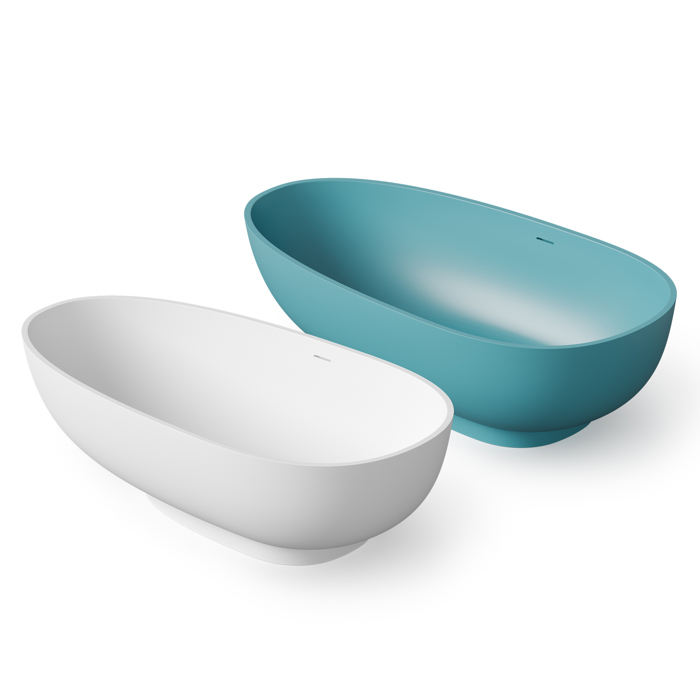 Dea Design Modern Ванна 180х94х52см, отдельностоящая, Solid Surface, цвет: White №18