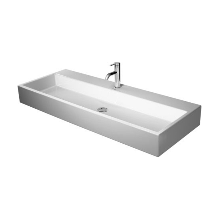 Раковина накладная Duravit Vero Air 120х47см, с 3 отв., без перелива, цвет: белый