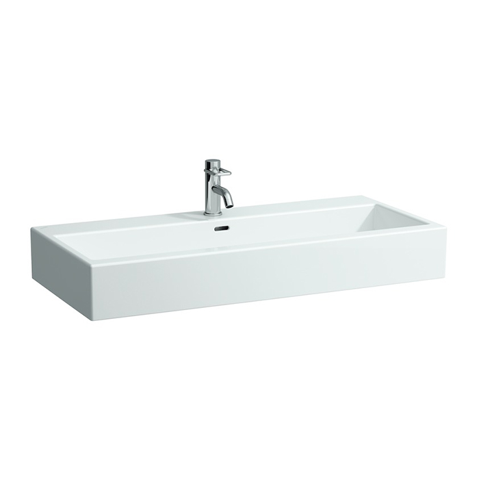 Раковина Laufen Living City 100х46х14 см, 1 отв., цвет: белый