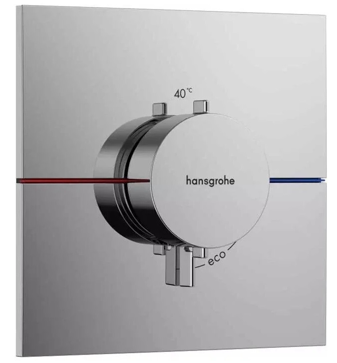 Термостат или вентиль Hansgrohe ShowerSelect Comfort E для 1 потребителя (внешняя монтажная часть) — 15574000