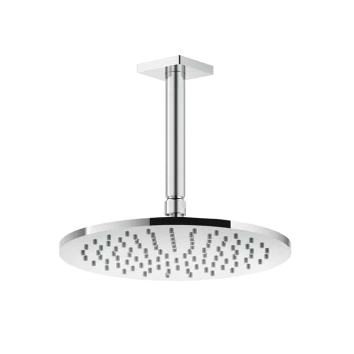 Потолочная душевая головка шарнирная Gessi Rilievo на 1/2",Ø250 мм, цвет: хром