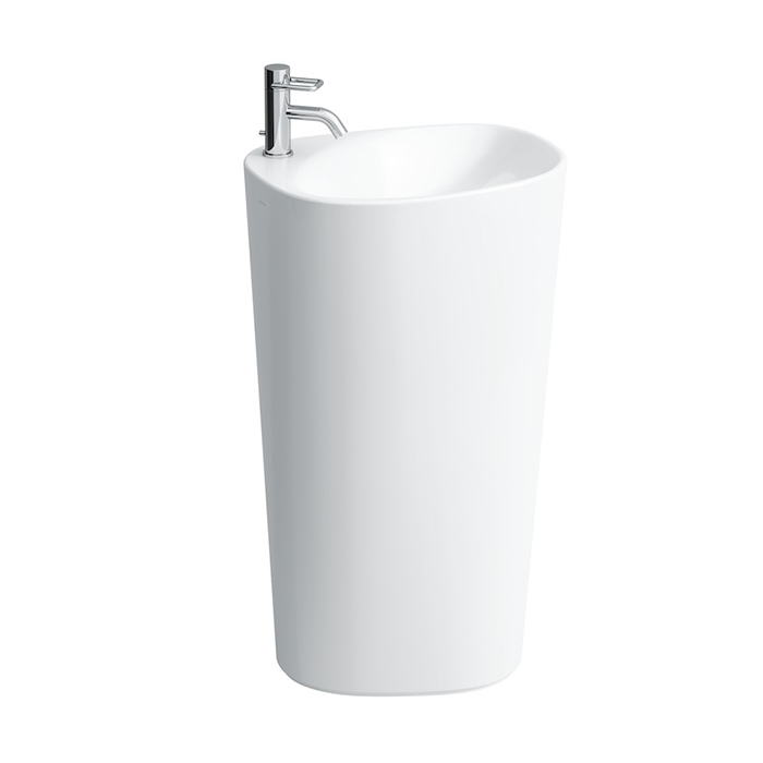 Laufen Palomba Раковина 52.5х40х90 см, 1 отв., напольная, покрытие LCC, цвет: белый