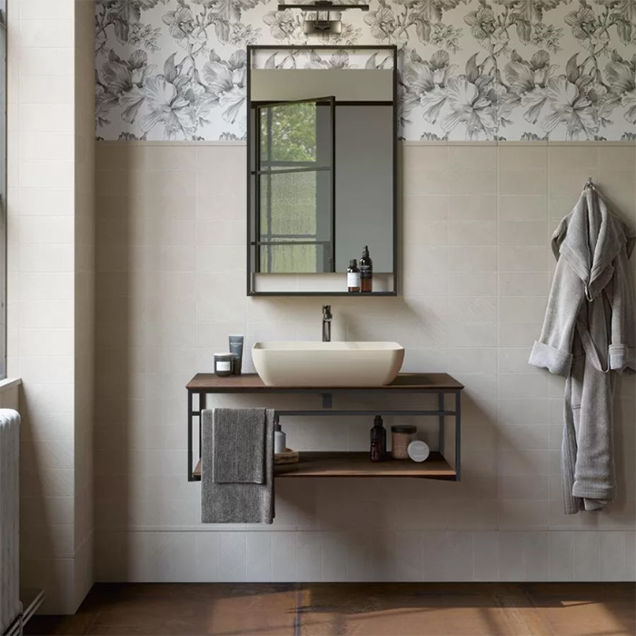 Kerama Marazzi Plaza Раковина накладная 55.5х36.3см, без отв., цвет: песочная матовая