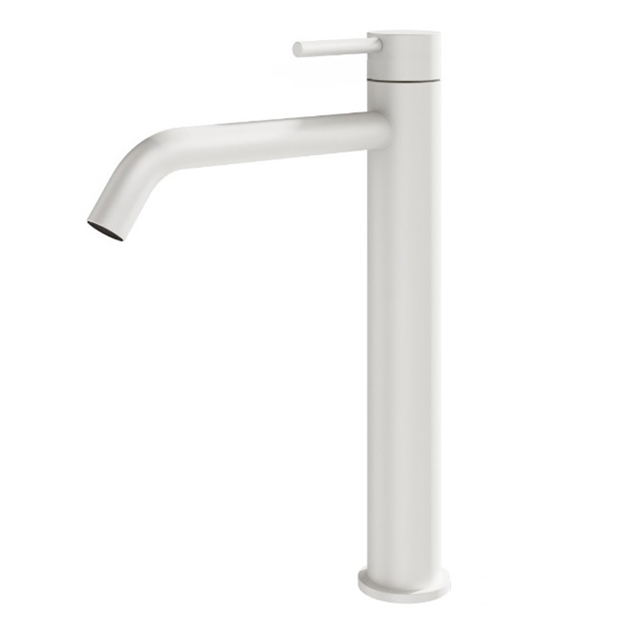 Plumberia Selection IXO Смеситель для раковины, на 1 отв., h28.5см, высокий, цвет: белый матовый