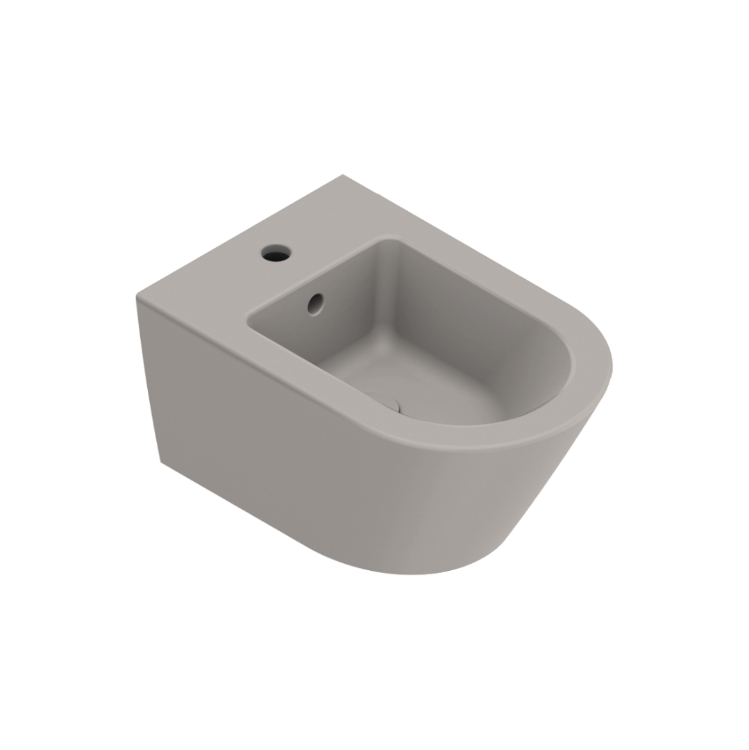 Биде Catalano подвесное Zero 55x35 tortora матовое 0118551032