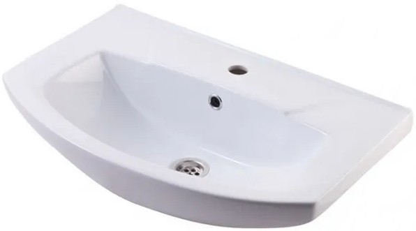 Раковина Aqwella Rosa Элеганс 650 660х445х220 мм, с отв. под смес., с отв — 4620008192475