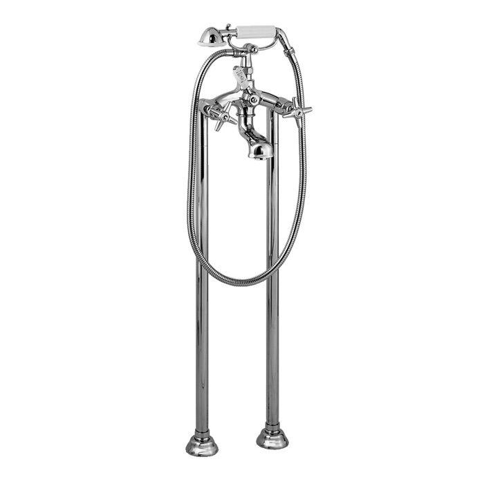 Напольный смеситель для ванны Stella Italica 3274CL306 с ручным душем, цвет: хром