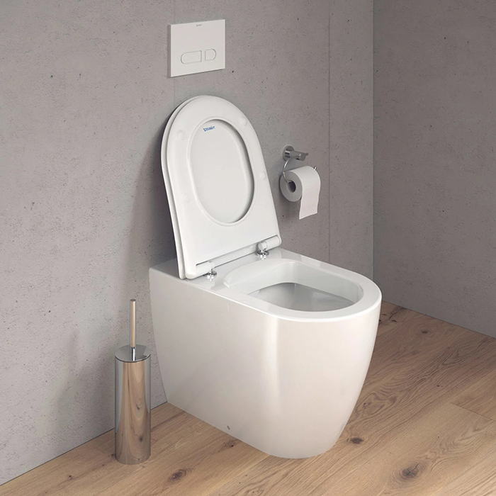 Duravit Soleil by Starck Унитаз 37х60см, напольный, безободковый, слив универсальный, Weiß Hochglanz, HyG, цвет: белый