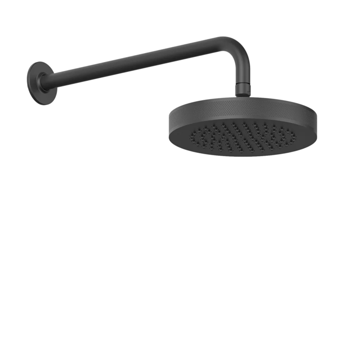 Душевая головка шарнирная Gessi Inciso Shower на 1/2” с защитой отизвесткового налёта, цвет: black XL