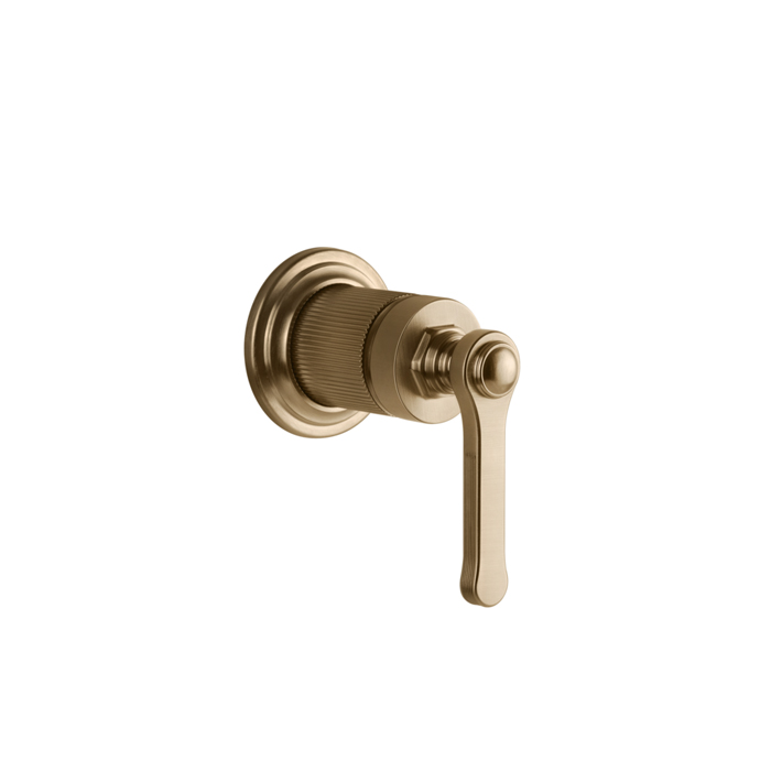 Смеситель для душа Gessi Venti20, встраиваемый, цвет: Warm Bronze Br. PVD
