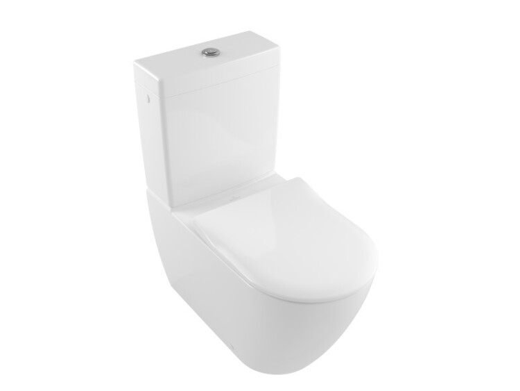 Унитаз Villeroy&Boch Subway 2.0, напольный, шгв 370×700×400, цвет: альпийский белый — 5617R001