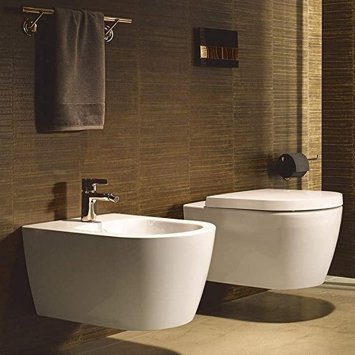 Duravit ME BY Starck Унитаз подвесной 57х37см, Rimless, включая крепление Durafix, цвет: белый матовый