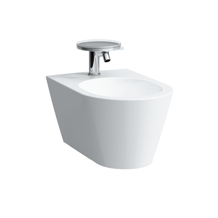 Laufen Kartell Биде подвесное 54.5х37х29см с 1 отв. под смеситель, без боковых отв, цвет: белый матовый