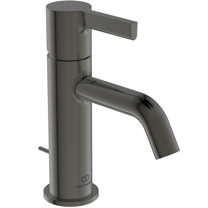 Смеситель для раковины Ideal Standard Joy, на 1 отв., с донным клапаном, цвет: PVD Magnetic Grey