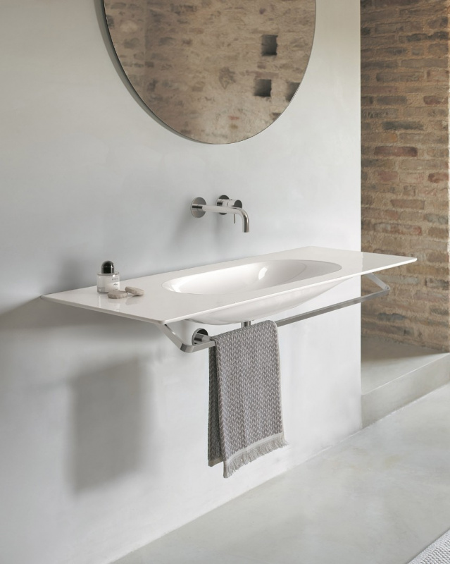 Керамическая столешница Catalano Sfera 125x50 с интегрированной раковиной 0521260001