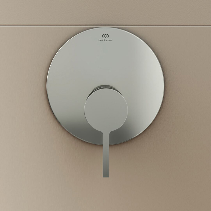 Ideal Standard Joy Смеситель для душа, встраиваемый, цвет: PVD Silver Storm (Серебряный Шторм)