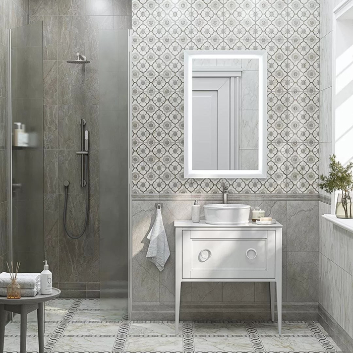 Kerama Marazzi Plaza Classic Зеркало 65x100см, цвет: белое матовое