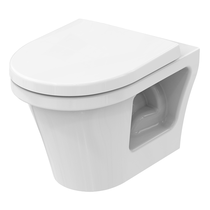TOTO CF Унитаз 355x540x345мм  с сиденьем без микролифта, подвесной, безободковый, Tornado Flush, CeFiONtect, цвет: белый