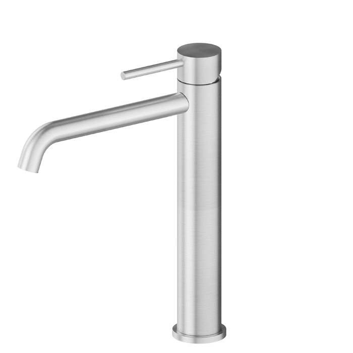 Смеситель для раковины Newform X-Steel 316, 1 отв., средний, цвет: нержавеющая сталь