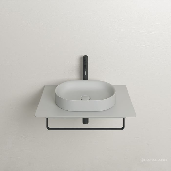 Керамическая столешница Catalano Horizon 75x50 цемент матовый 0830750023
