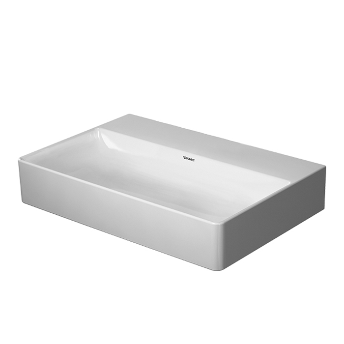 Duravit Durasquare Раковина накладная 60х40см, без отв., без перелива, цвет: белый
