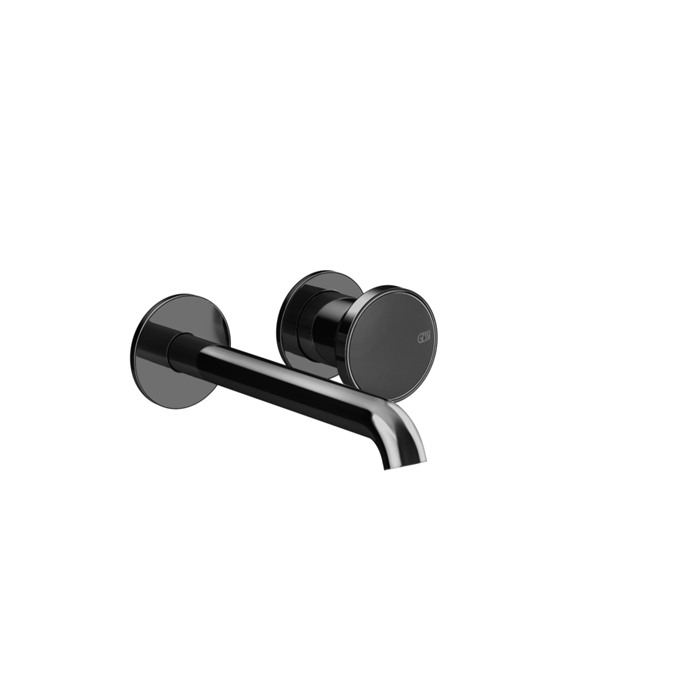 Смеситель для раковины встраиваемый с изливом Gessi Origini, цвет: Black Metal PVD