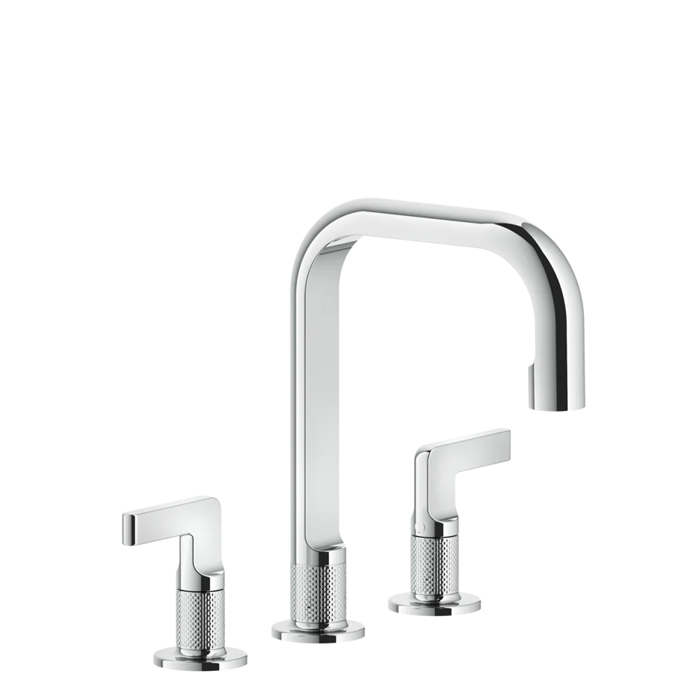 Смеситель для раковины Gessi Inciso, 3 отв., цвет: хром