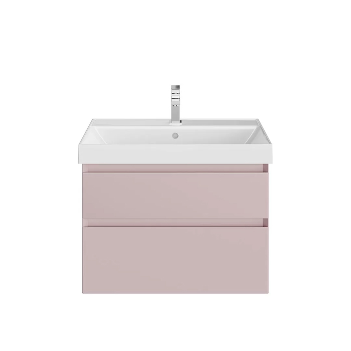 Kerama Marazzi Cubo Тумба подвесная 70см, с ящиками, цвет: мальва матовая