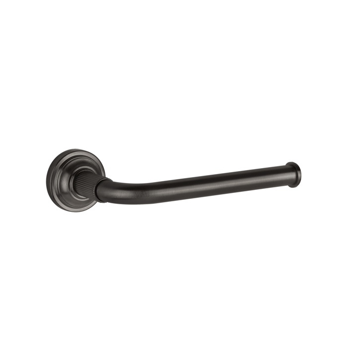 Держатель туалетной бумаги Gessi Venti20, без крышки, цвет: Black Metal Brushed PVD