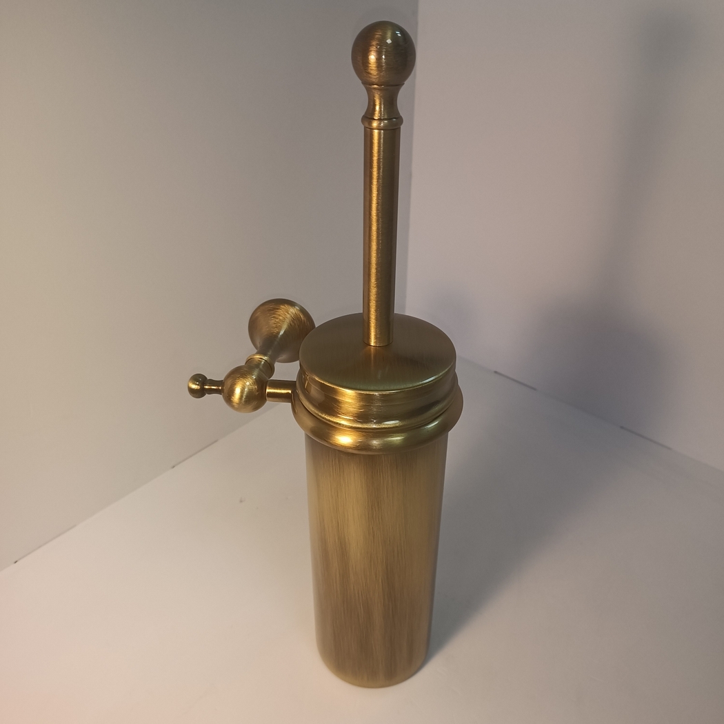 Ёршик для унитаза Bagno & Associati, настенный, колба латунь, латунь, 143х129х397 мм, старая бронза — RE22192