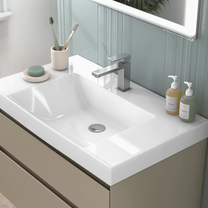 Kerama Marazzi Cubo Тумба подвесная 80см, с ящиками, цвет: лимо матовая