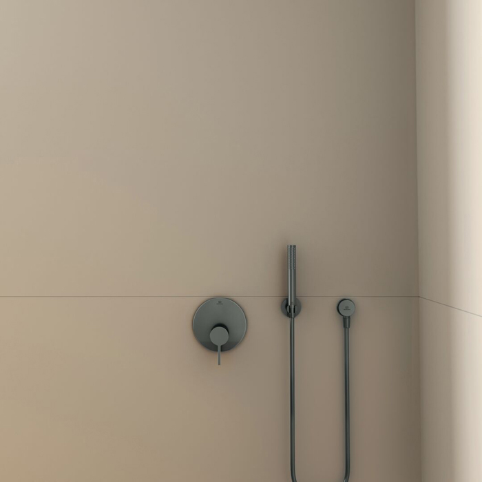 Ideal Standard Joy Смеситель для душа, встраиваемый, для монтажа с комплектом EASY-BOX A1000NU, цвет: PVD Magnetic Grey