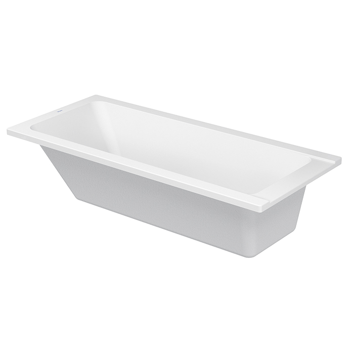 Duravit D-Code Ванна акриловая 170х75x40см, встраиваемая, с 1 наклоном для спины, выпуск в зоне ног, цвет: белый