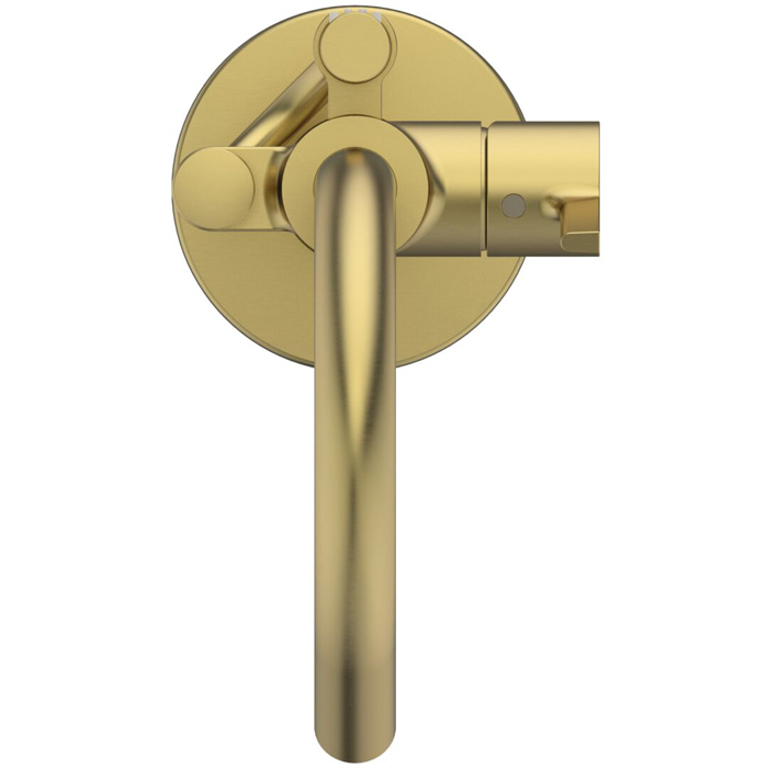 Ideal Standard Joy Смеситель для ванны, напольный, с ручным душем, цвет: PVD Brushed Gold (Шлифованное Золото)