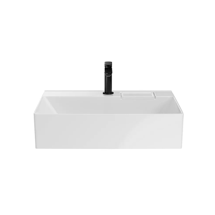 Kerama Marazzi Logica Раковина накладная, 60.5х48.5см., с 1 отв., цвет:  белый глянцевая